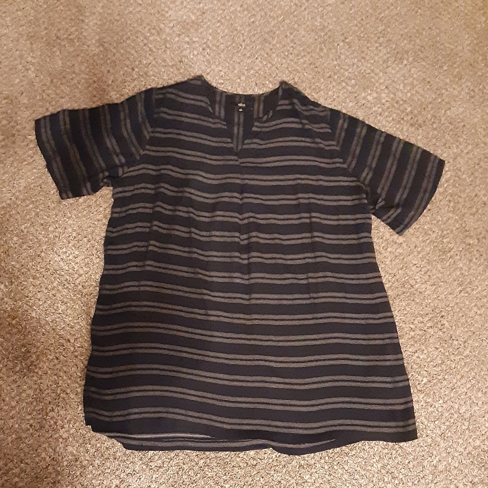 ELLOS Women's Striped Blouse Size 18